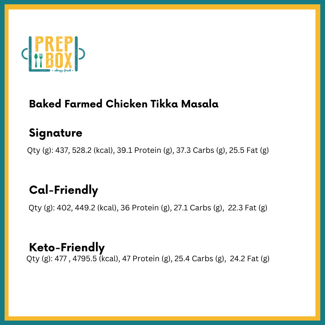 Baked Farmed Chicken Tikka Masala